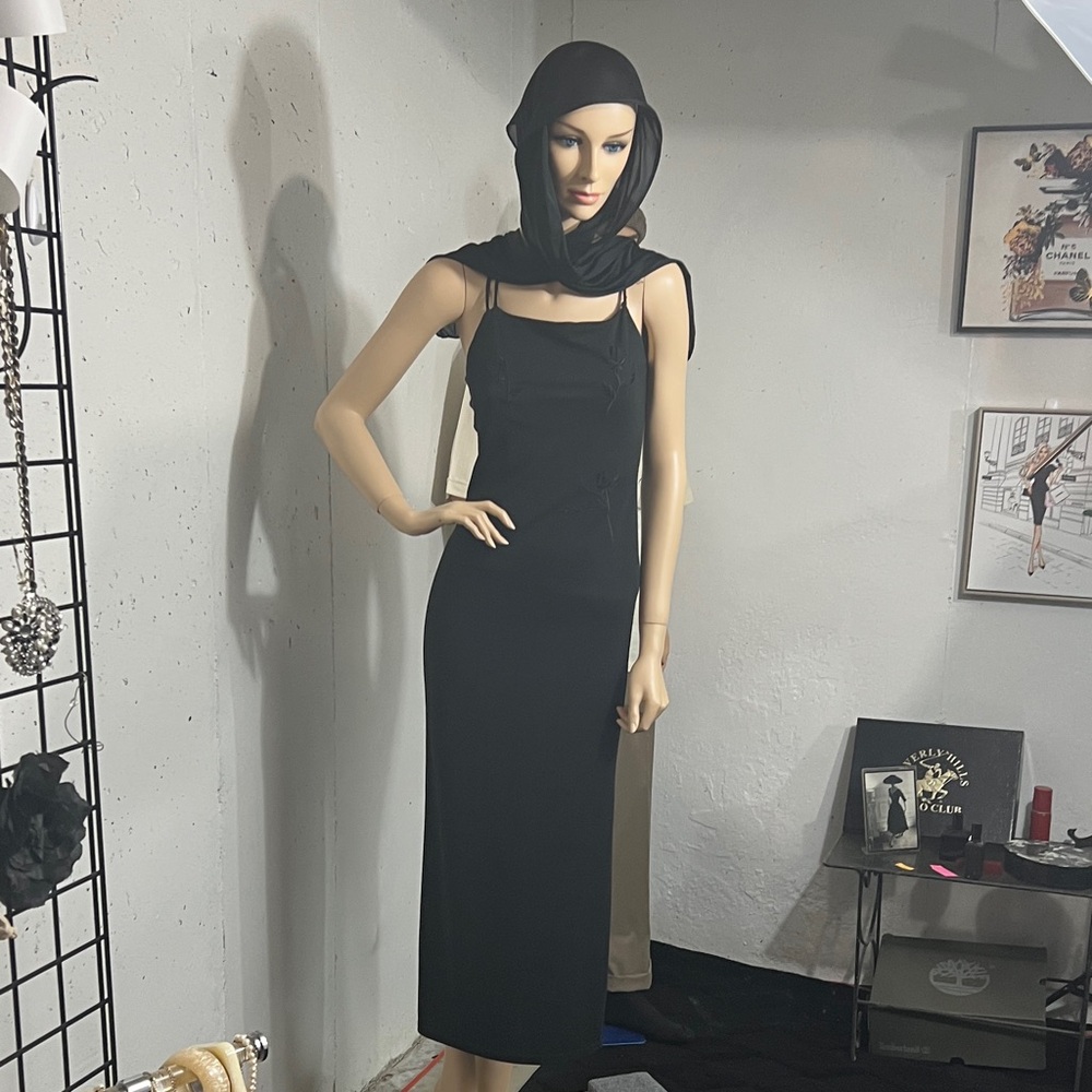 City Triangles Black Maxi Dress Evening Gown.Homecoming or Prom. Wedding guest